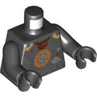 Lego tělo, černá (6117061)